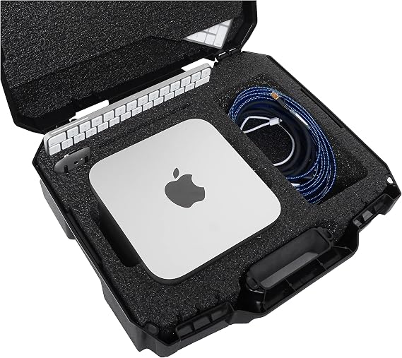 Case Club Lockable Carry Case Fits Apple Mac Studio & Accessories