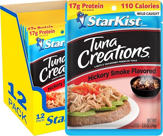 Starkist Tuna Creations 2.6oz Pouch (Pack of 12) (Hickory Smoked)