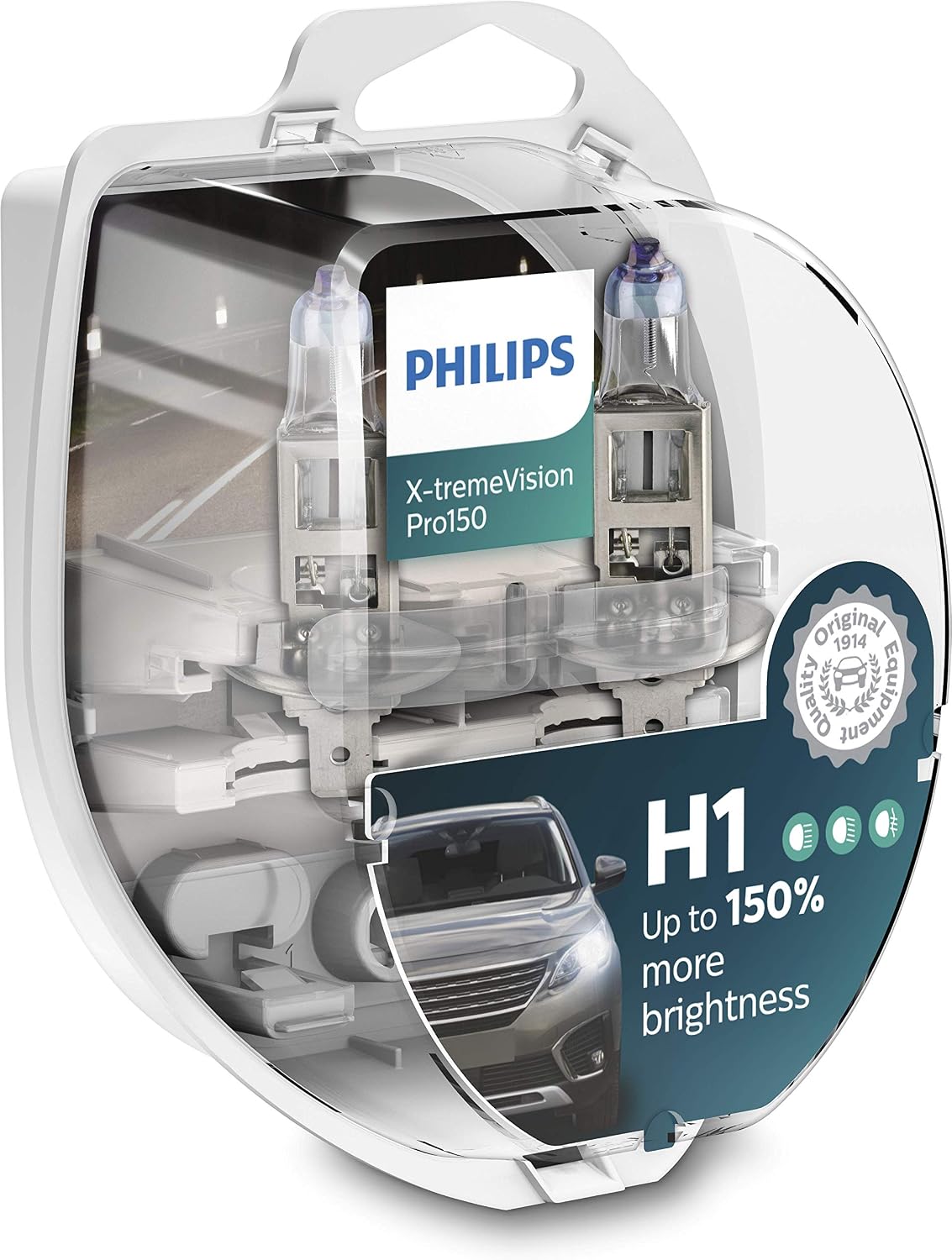 Philips X-tremeVision Pro150 H1 far ampulü150%, çift set