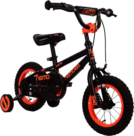 ROCKBROS NEMO12 Nemo Kids' Bicycle, Kids' Bike, 12 Inch, Handbrake Model for Little Kids to Drive, Perfect for Boys and Girls, 2 Years, 3 Years, 4 Years Old
