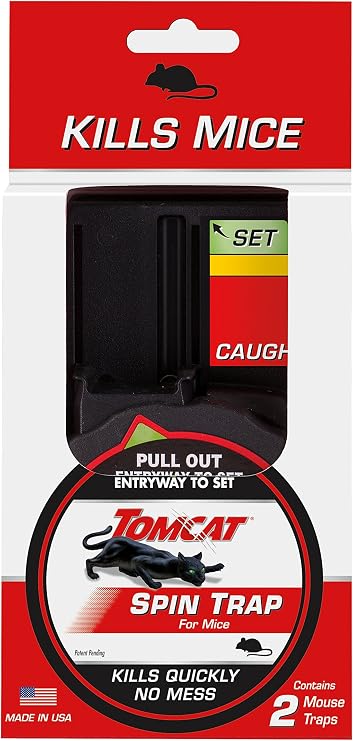 Tomcat Spin Trap for Mice, 2 Traps