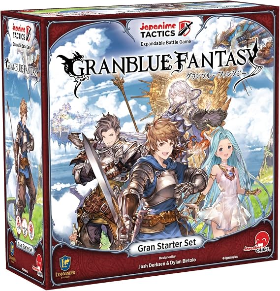 Japanime Tactics: Granblue Fantasy Gran Starter Set | from The Creator of Dragon Fire | Strategize and Battle | 2-4 Players Ages 14+