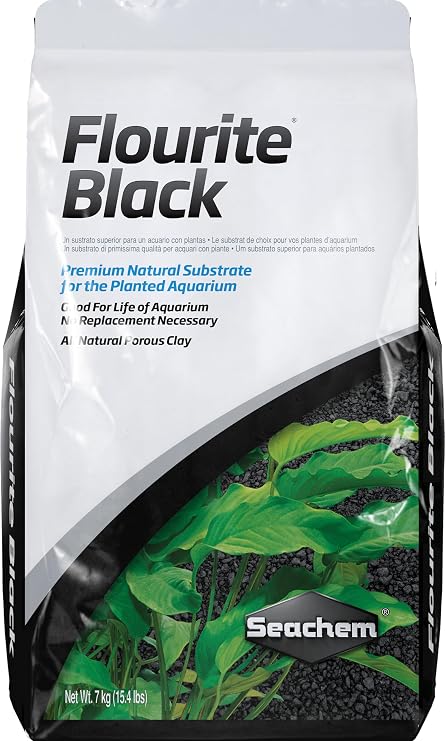 Seachem Flourite Black 7 kg / 15.4 lbs