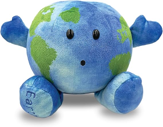 Celestial Buddies Little Earth Buddy | 10" Soft Stuffed Plush, Fun Planet Facts Tag for Kids STEM Learning Educational Gift, Classroom & Homeschool Science Space Astronomy | 0+