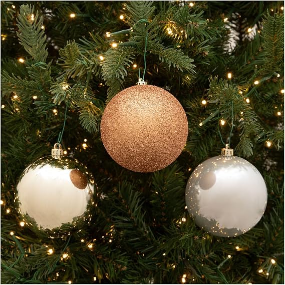 Hobby Lobby Metallic Shiny & Glitter Ball Ornaments