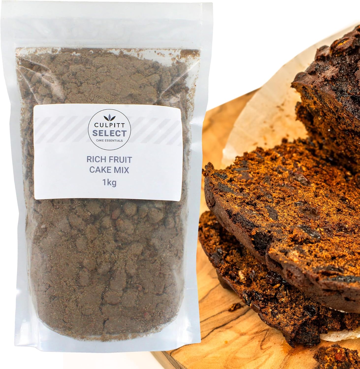 Culpitt Luxury Fruit Cake Mix | 1kg | Easy, Reliable, Delicious, Bakes, For Fruit Loaf, Christmas Cakes &amp; Cupcakes With Real Sultanas, Currents And Cherries | Made in UK