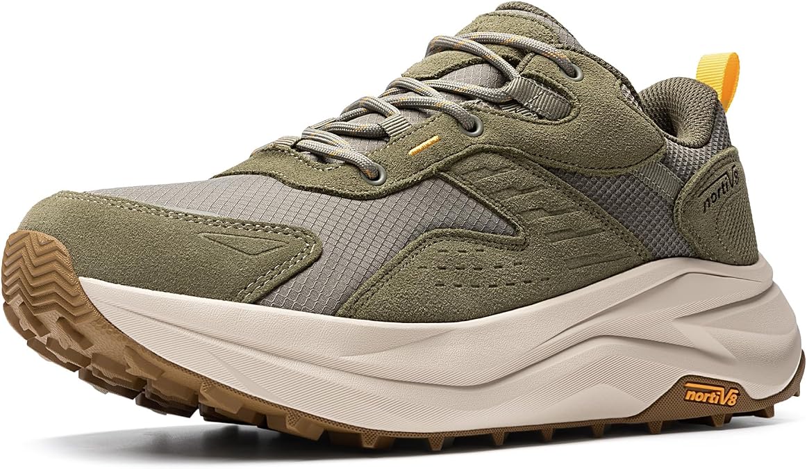 NORTIV 8 Men's Wide Toe Box Waterproof Hiking Shoes