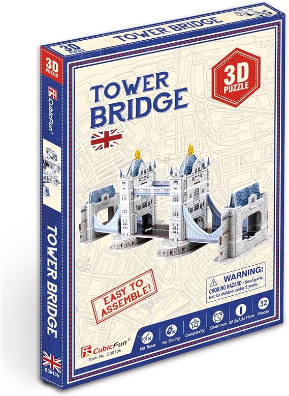 Cubic Fun - 3D Tower Bridge Puzzle (Tachan S3010H)