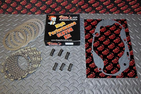 Vito's High performance CLUTCH FIBERS kit plates Fits Yamaha Banshee + cover gasket