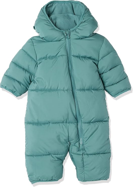 Amazon Essentials Unisex Babies' Water-Resistant Winter Puffer Snowsuit for Boys and Girls