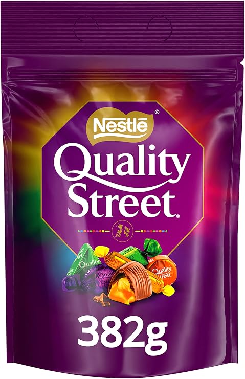 Quality Street Chocolate, Toffees and Cremes Sharing Bag, Chocolate Gift, 382 gr ( Pack of 1)