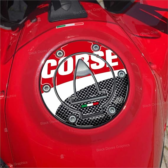 3D sticker Protection compatible with tank cap Ducati Multistrada 950 1200 1260 S V2