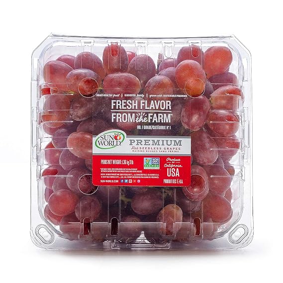 Evaxo Red Seedless Grapes (3 lbs.)