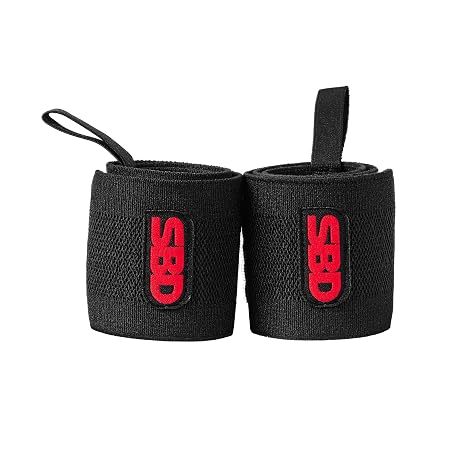 SBD Flexible Wrist Wraps Supportive & Adjustable for Lifting, Powerlifting & Strength Training IPF Approved, Made in Great Britain