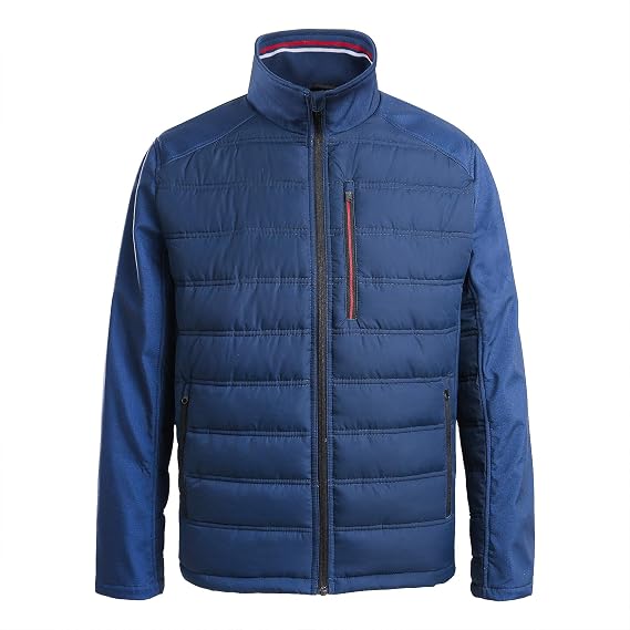 Mixed Media Softshell Jacket Men's Fleece Outwear
