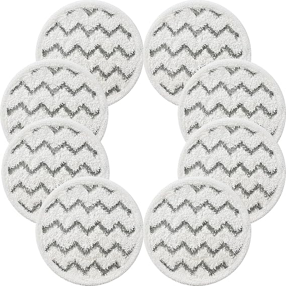 Eifrthe 3897a Rotating Mop Pads for Bissell Spin-Wave SmartSteam Scrubbing Steam Mop 3897A 3712 3712W, Model No 1641112,8 Pack