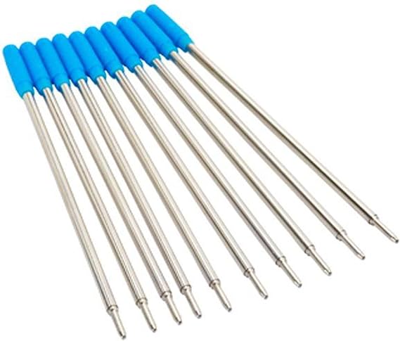 Woodriver Pen Replacement - 10 Refills, Blue