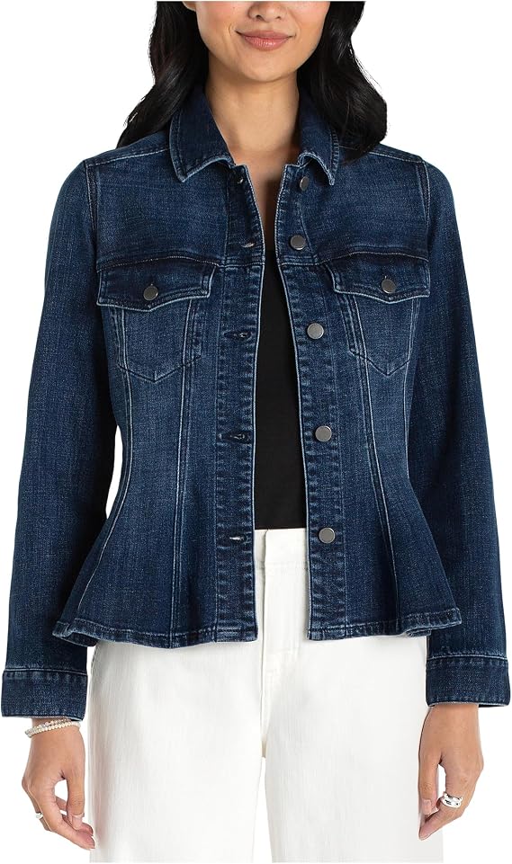Liverpool Los Angeles Fit And Flare Denim Trucker Jacket