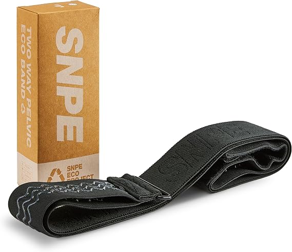 Enhanced Stability with Dual Support PowerFit Pro SI Joint Belt - Unique Dual-Band Design, Eco-Friendly Material, Reinforced Construction, Secure Buckle, Optimal Support (Large)