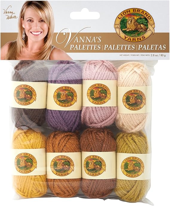 Lion Brand Yarn 865-205 Vanna's Palettes Yarn, Essential