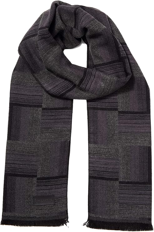 Marinos Winter Cashmere Feel Men Scarf,100% Cotton Fashion Scarves, In Elegant Gift Box
