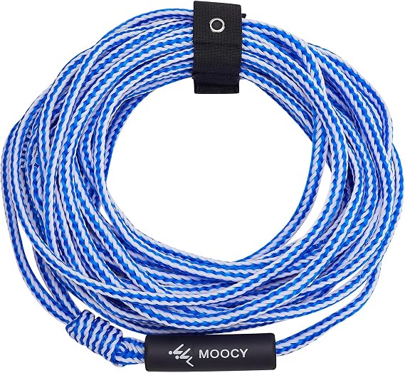 Tow Rope with Floating Foam Buoy,Tow Rope for Towable Tubes for Boating,Wake Surfing, Waterskiing 1-piece 60FT
