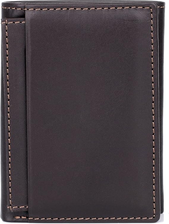 Dopp Regatta ID Three-Fold Wallet - Brown