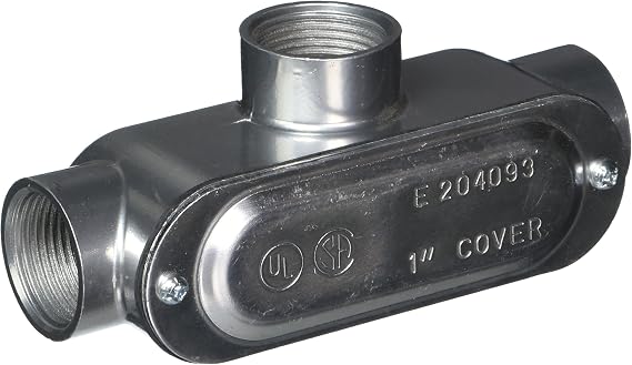 Halex, 1 in. Rigid Type-T Threaded Conduit Body , 58810, 1 per pack
