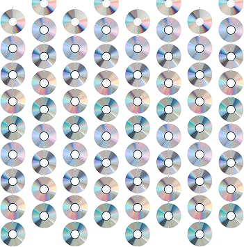 Kingdder 15 Packs 90's Party Decorations CD Disco Hanging Decor 90s Retro Disc Hanging Garlands Y2k 2000s Cutouts Banners Musical Wall Decor Sign for 1990s 2000s Theme Birthday Party Favors Supplies