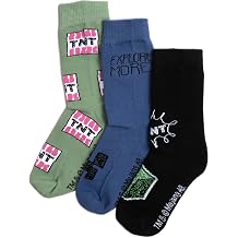 Minecraft Socks Boys Multipack 3 Pairs Creeper Kids