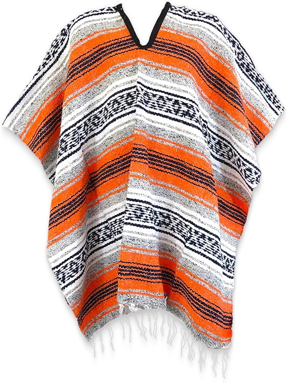 Mexican Ponchos, San Carlos Panchos for Women and Men, Great for Fiestas, Parties, Costumes, or Hiking