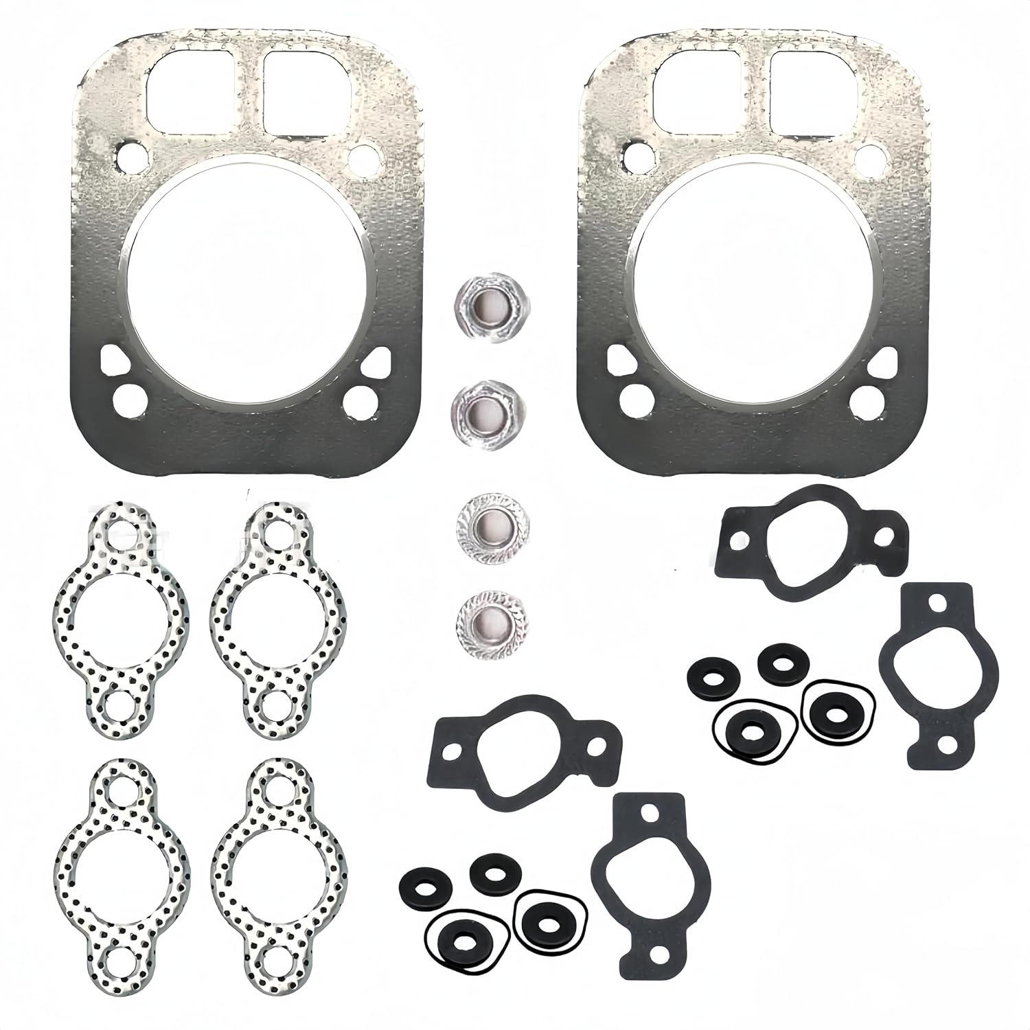 DEEG 2 PCS Head Gasket Kit for Kohler CH25 CH730 CH740 CV25 Replace for Kohler 24-841-04S, 24 841 03S, 24 041 37-S, 24 041 16, 24 041 32