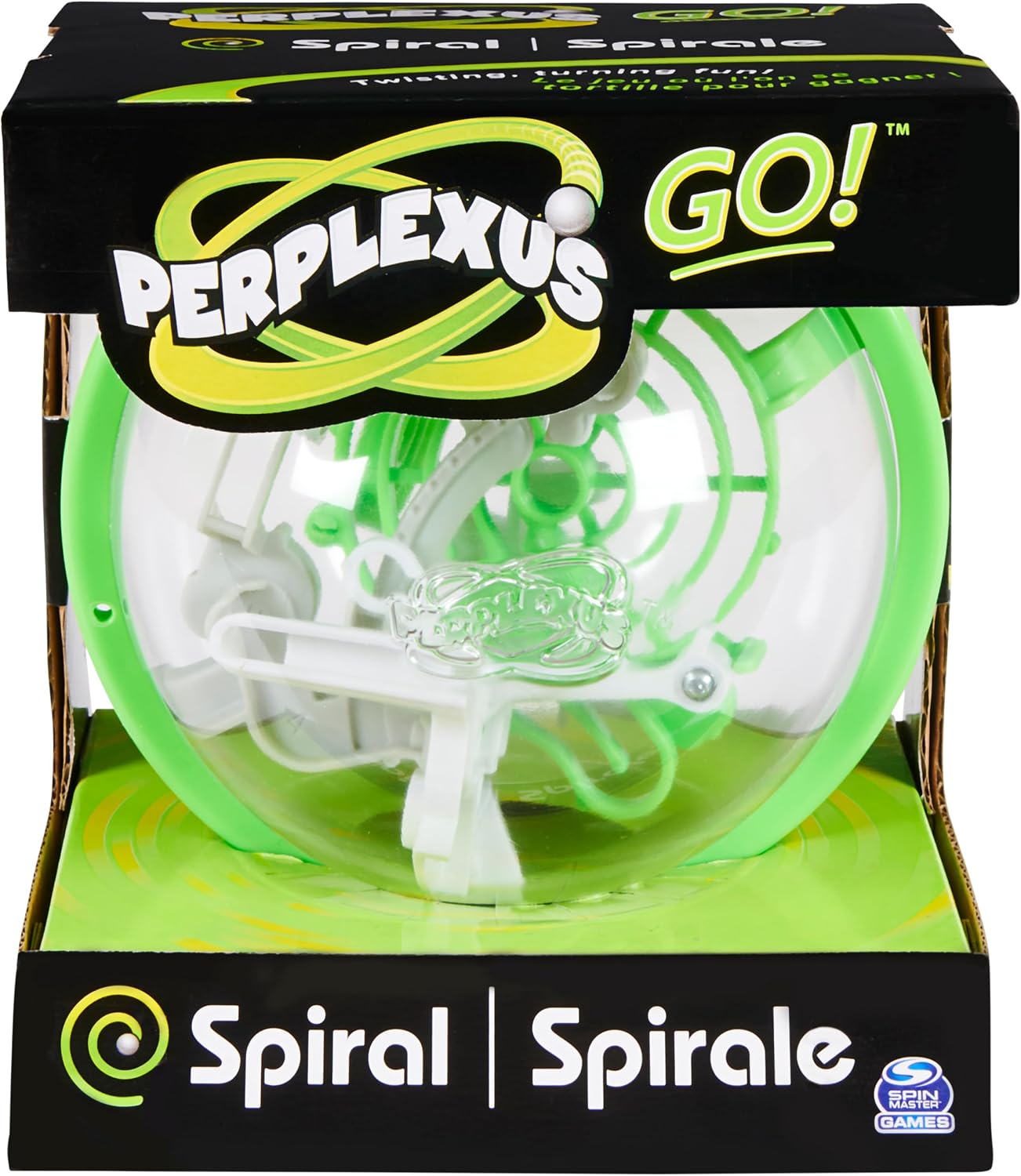 Perplexus GO!  Spiral, Compact Challenge Puzzle Maze Skill Game