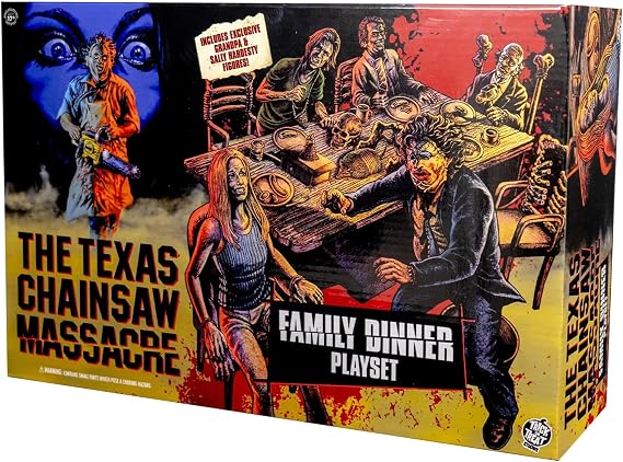 Trick or Treat Studios The Texas Chainsaw Massacre 1974 Dinner Scene Playset with Figures