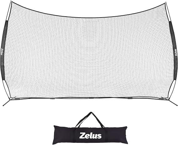 ZELUS Baseball Net, Backstop Net for Baseball, Softball, Lacrosse, Soccer