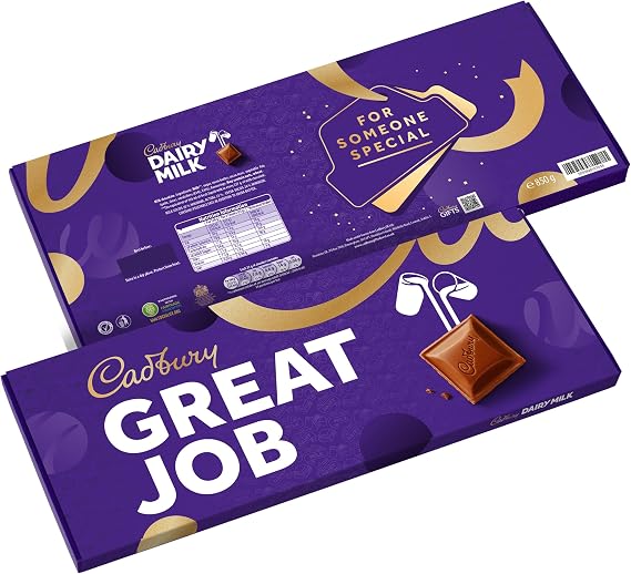 Cadbury Dairy Milk Great Job Chocolate Bar Extra-Large 850g