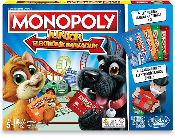 Monopoly Hasbro Monoploy Junior Electronic Banking E1842