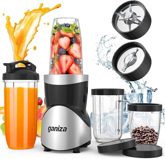Ganiza Smoothie Blender, 900W Blenders Shakes and Smoothies