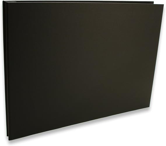 Pina Zangaro Bex Black Screwpost Binder, 11x14 Landscape Orientation (34450)