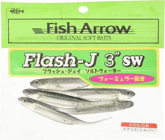 Fish Arrow Flash-J SW 3" (5 adet/paket) #112 Inago/Silver Olta