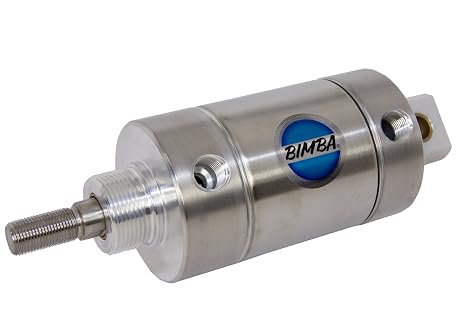 BIMBA 708-DXP 3 INCH BORE, 8 INCH Stroke, AIR Return, Double Acting, Double END/Rear Pivot MOUNTING, Original LINE, Pneumatic Cylinder