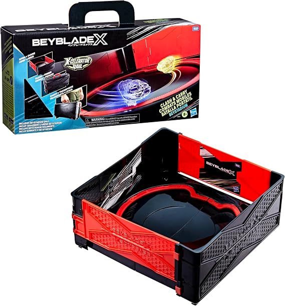 Beyblade X Clash and Carry Beystadium Battle Arena