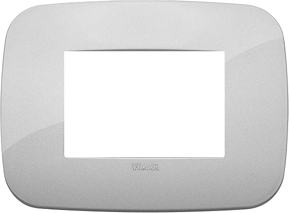 VIMAR 19683.89 Plate Round 3 modules Silver