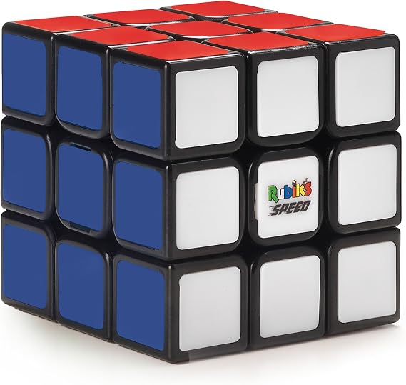 Rubiks Cube, 3x3 Magnetic Speed Cube, Problem-Solving Brain Teaser, Classic Color-Matching Puzzle, Fidget Toy, Sensory Puzzle for Adults, Teens, Kids, for Ages 8 & Up