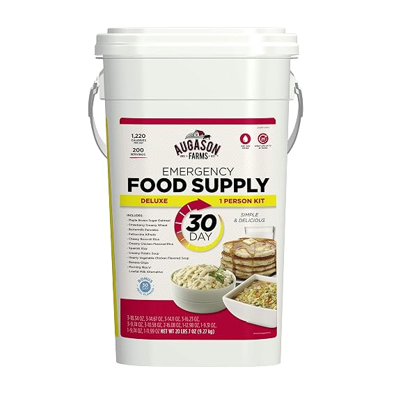 Augason Farms One Person 30 Day 200 Servings