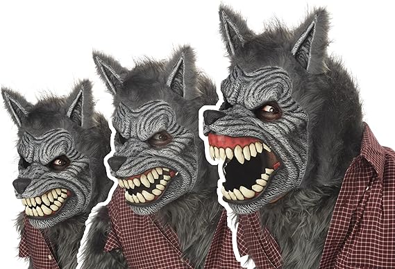 California Costumes Werewolf Motion Mask