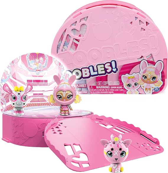 Zoobles, Dance Studio Multipack Playset and Storage Case with 3 Exclusive Transforming Collectible Figures, Kids Toys for Girls Aged 5 and Above