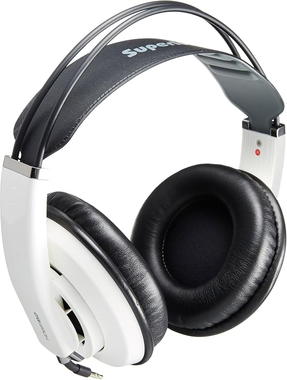 Superlux HD-681 EVO Professional Monitoring Headphones, White