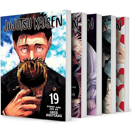 The Jujutsu Kaisen Series. 5 Books Collection Set. Vol. 19-Vol. 23 by Gege Akutami