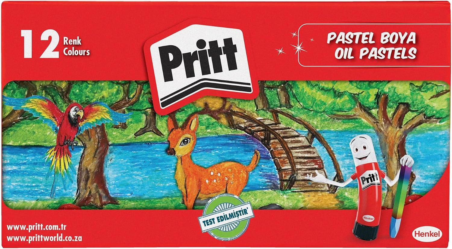 Pritt 12-Piece Pastel Paint - Cardboard Box